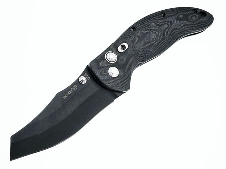 Hogue EX-04, 4" Wharncliffe Blade G10 Black/Gray Lava