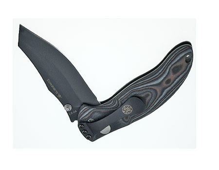 Hogue EX-04, 3,5" Wharncliffe Blade G10 Black/Gray Lava