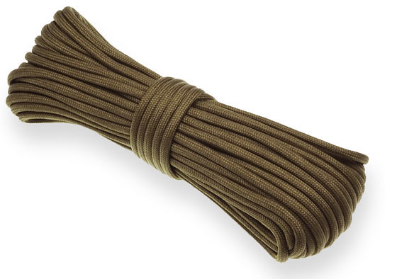 P.cord Paracord 550 Poly Coyote Brown