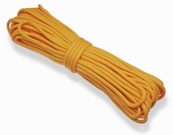 P.cord Paracord 550 Poly Golden Rod