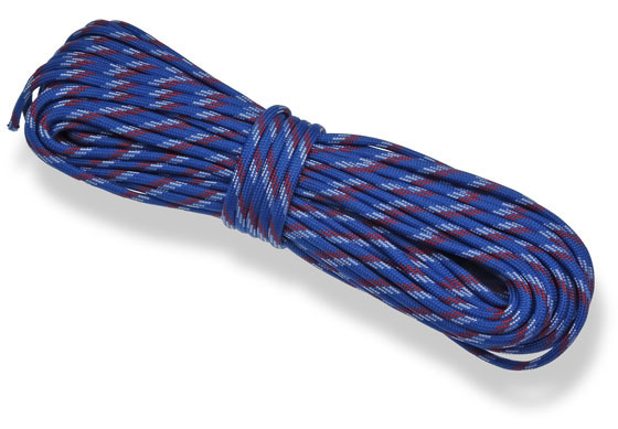 P.cord Paracord 550 Poly Blueberry Stripe