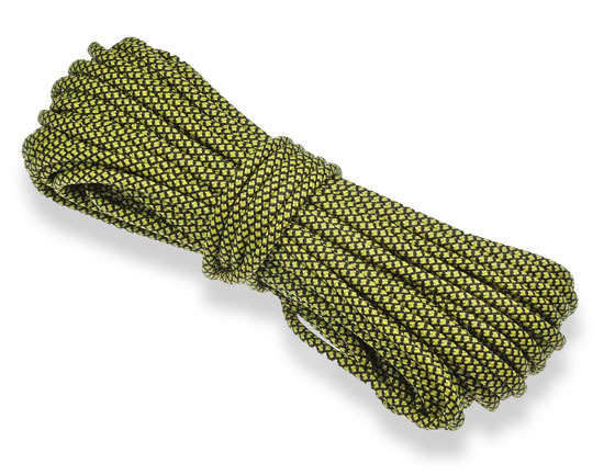 P.cord Paracord 550 Polyester Yellow Snake