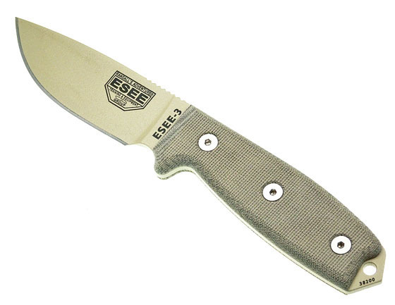 ESEE-3 desert tan without sheath