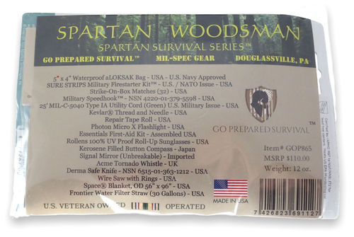 Spartan Woodsman Survival Kit