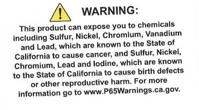 P65 - Krebs-Warnungen erklärt: