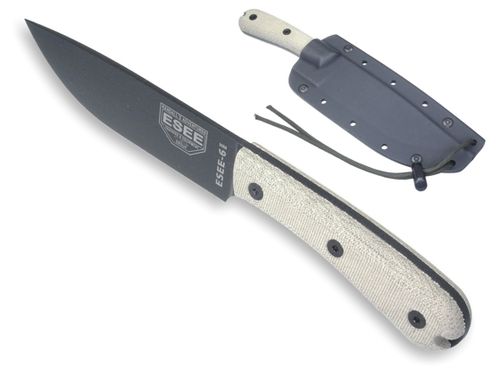 ESEE-6-HM-K with modified handle and Kydex sheath